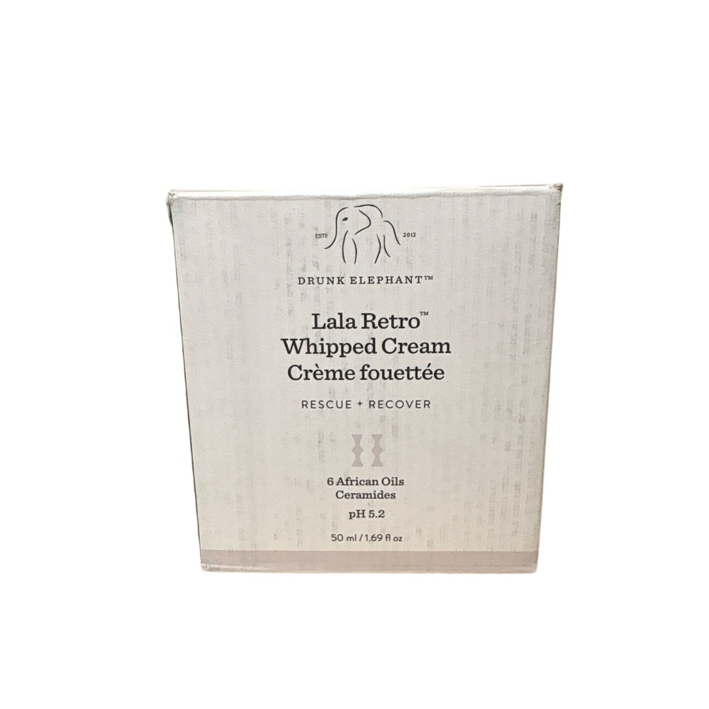 Drunk Elephant Lala Retro Whipped Cream Moisturizer‎ with Ceramides 50ml  NEW